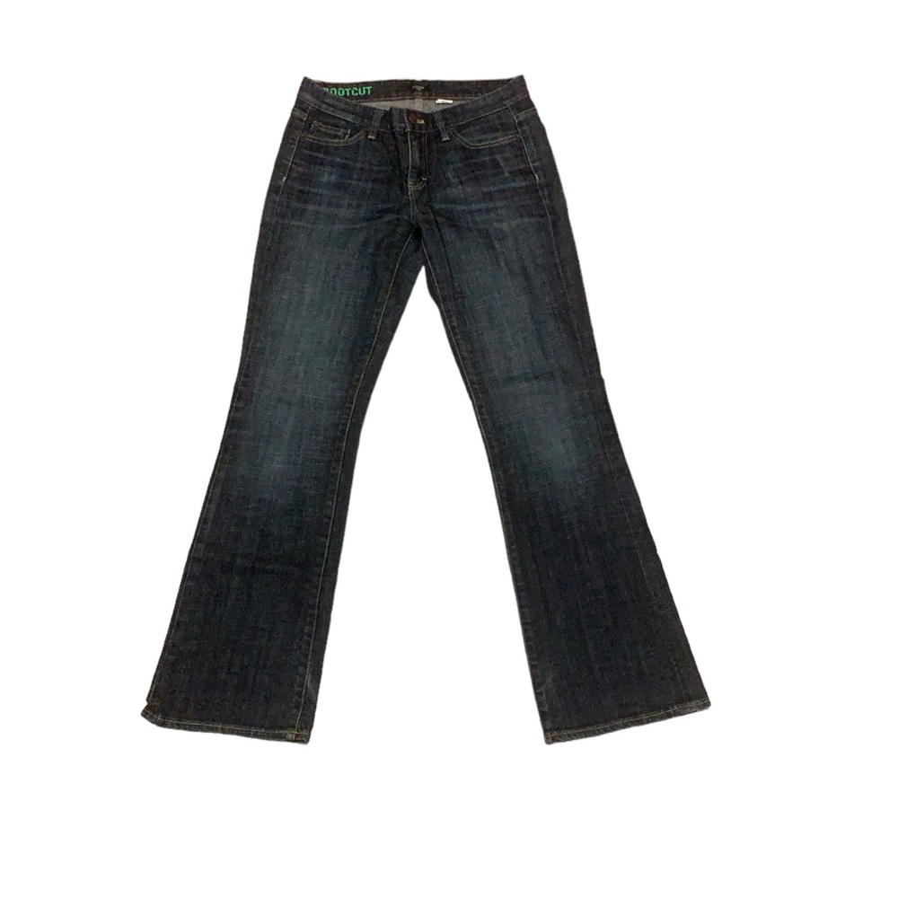 J Crew Bootcut Stretch 5 Pocket Medium Dark Wash Jeans